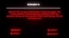 Simple Text Adventure Template